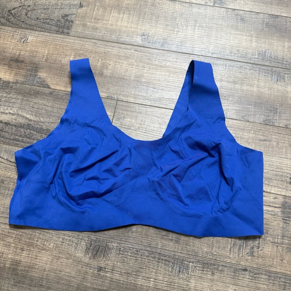 Knix Pull Over Sports Bra Blue - Picture 1 of 5